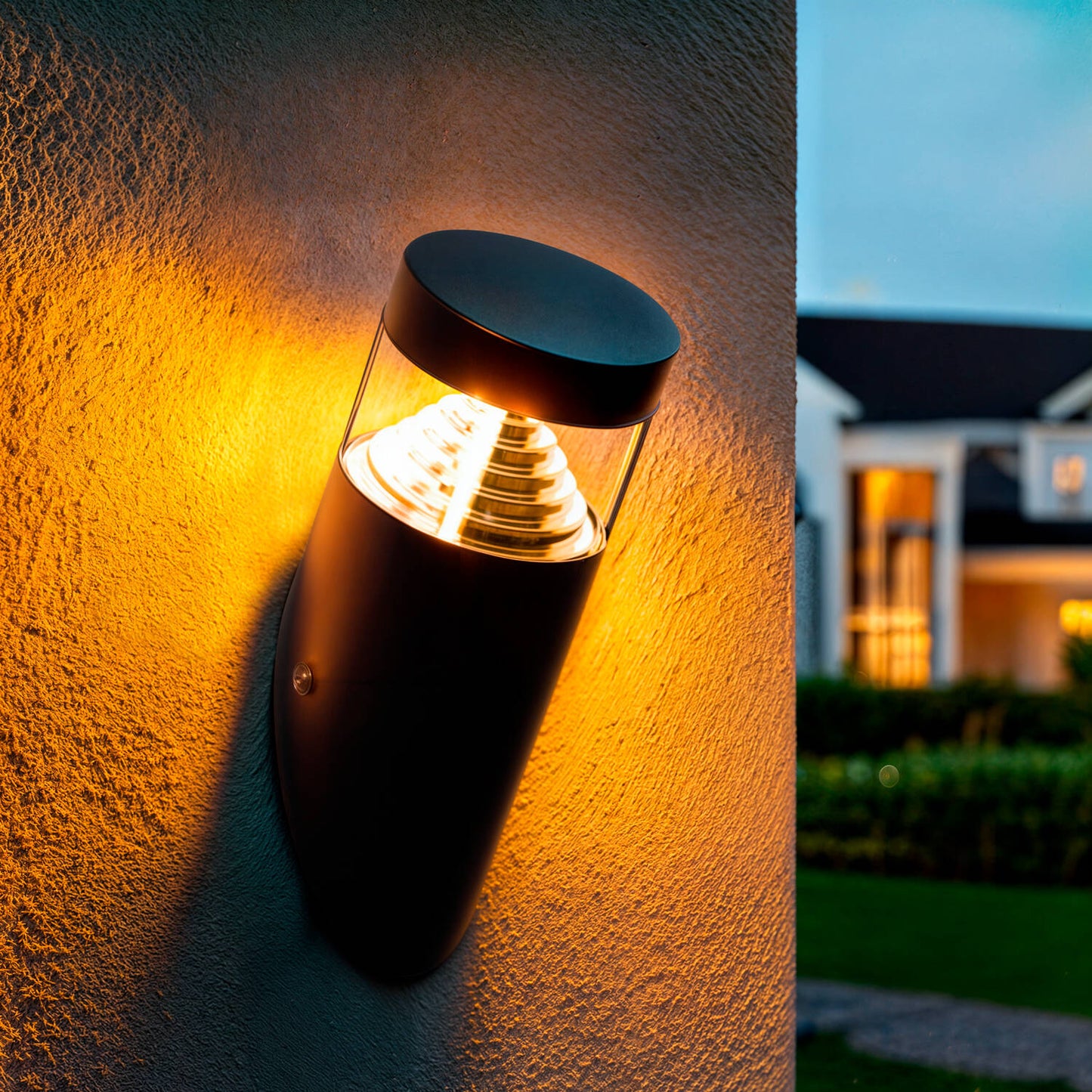 Aplique de Pared Exterior LED 5W de Acero Inoxidable Inti Black