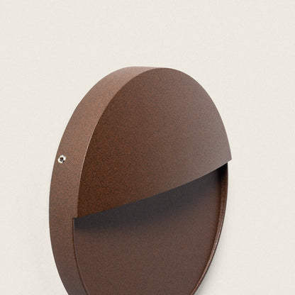Aplique de Pared Exterior LED 6.5W CCT Seleccionable Aluminio Superficie Circular Jade