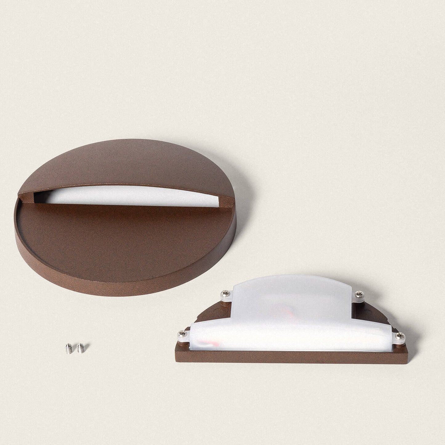 Aplique de Pared Exterior LED 6.5W CCT Seleccionable Aluminio Superficie Circular Jade