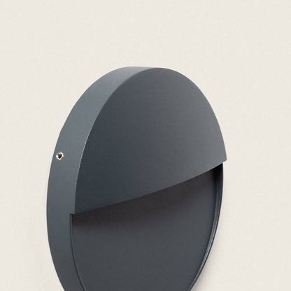 Aplique de Pared Exterior LED 6.5W CCT Seleccionable Aluminio Superficie Circular Jade