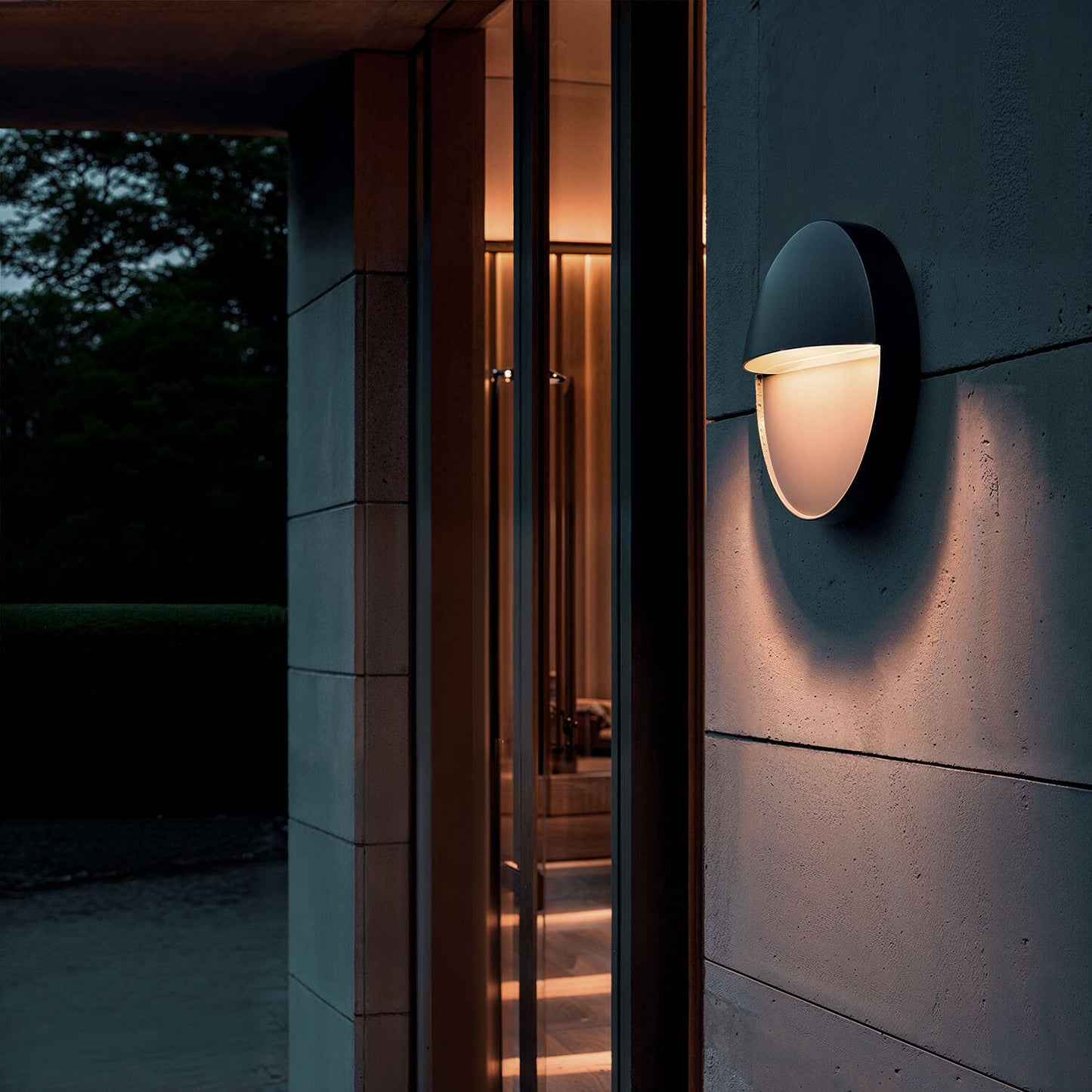 Aplique de Pared Exterior LED 6.5W CCT Seleccionable Aluminio Superficie Circular Jade