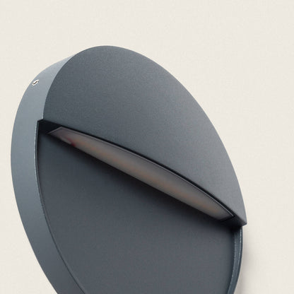 Aplique de Pared Exterior LED 6.5W CCT Seleccionable Aluminio Superficie Circular Jade