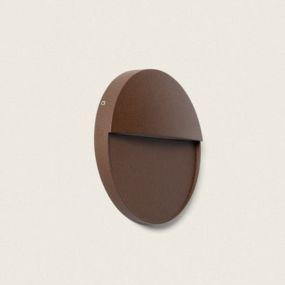 Aplique de Pared Exterior LED 6.5W CCT Seleccionable Aluminio Superficie Circular Jade