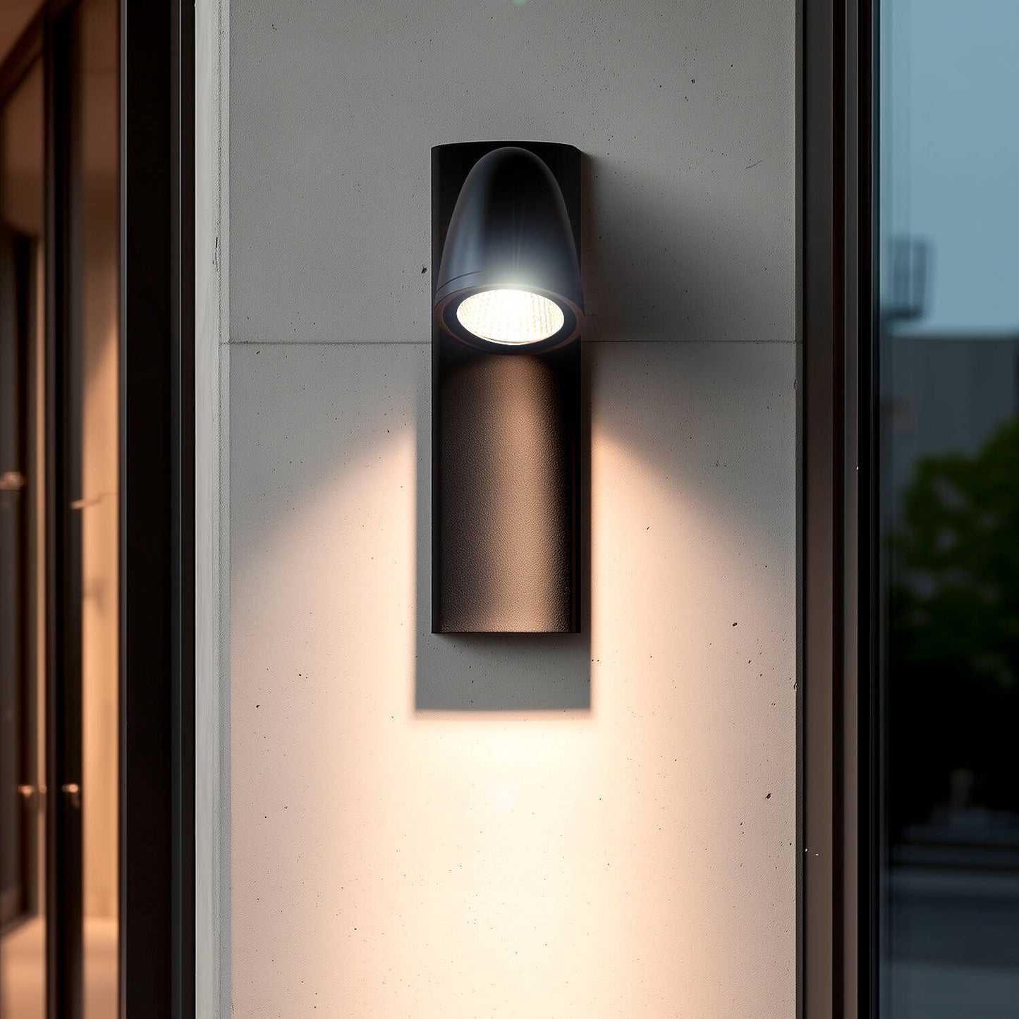 Aplique de Pared Exterior LED 6W Aluminio Abel