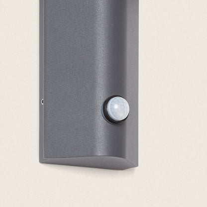 Aplique de Pared Exterior LED 6W Aluminio con Detector de Movimiento Abel
