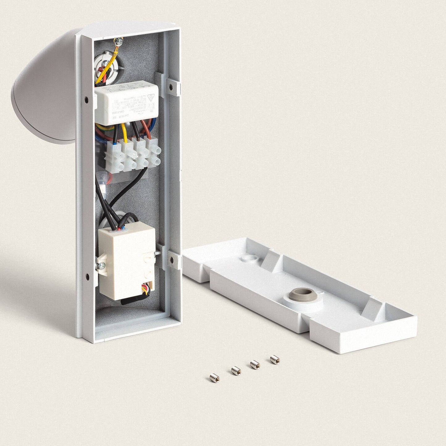 Aplique de Pared Exterior LED 6W Aluminio con Detector de Movimiento Abel