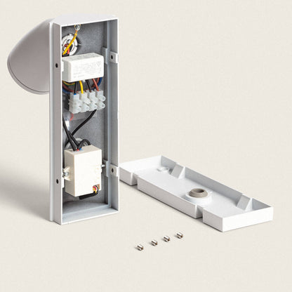 Aplique de Pared Exterior LED 6W Aluminio con Detector de Movimiento Abel