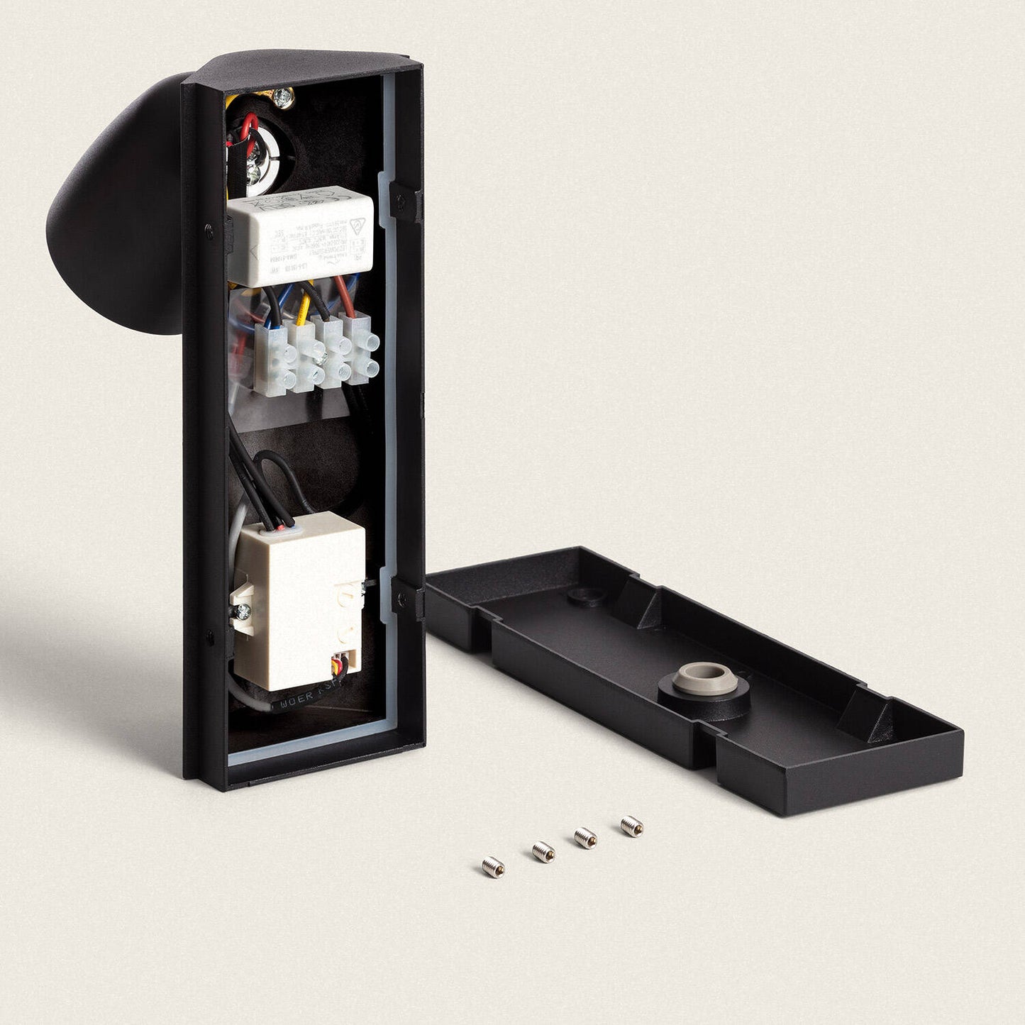 Aplique de Pared Exterior LED 6W Aluminio con Detector de Movimiento Abel