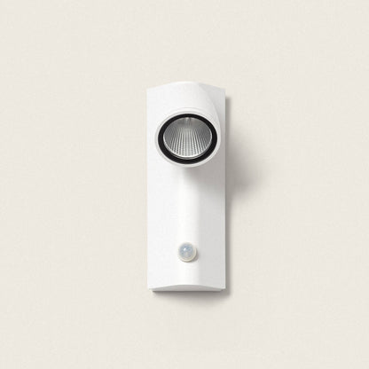 Aplique de Pared Exterior LED 6W Aluminio con Detector de Movimiento Abel