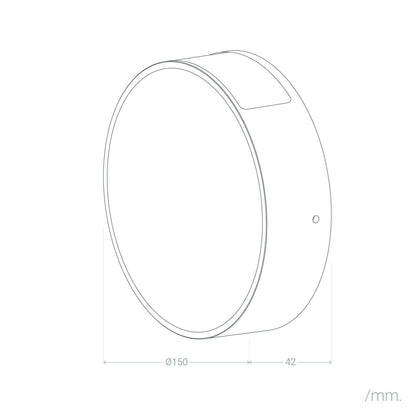 Aplique de Pared Exterior LED 6W Aluminio Crono Blanco