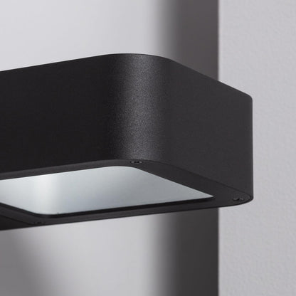 Aplique de Pared Exterior LED 6W Aluminio Iluminación Doble Cara Asturica