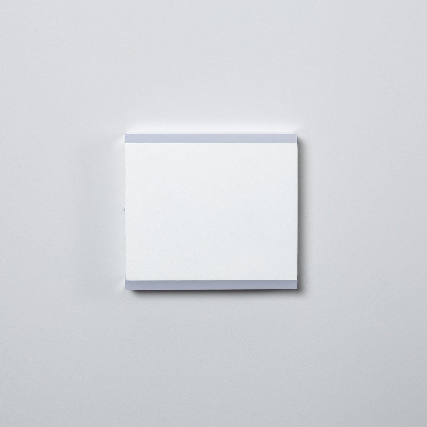 Aplique de Pared Exterior LED 6W Aluminio Iluminación Doble Cara Cuadrado Blanco Orus