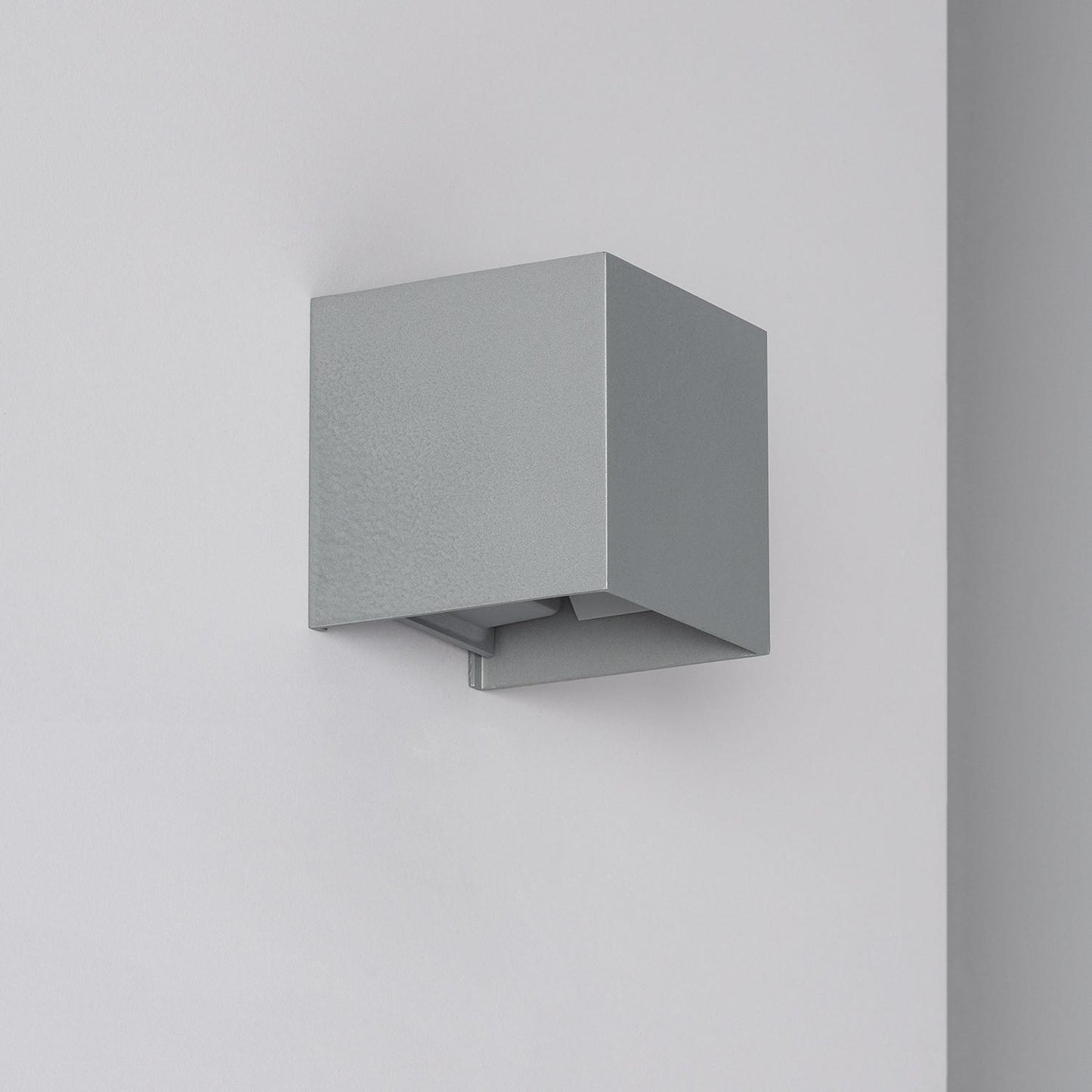 Aplique de Pared Exterior LED 6W Aluminio Iluminación Doble Cara Eros Gris