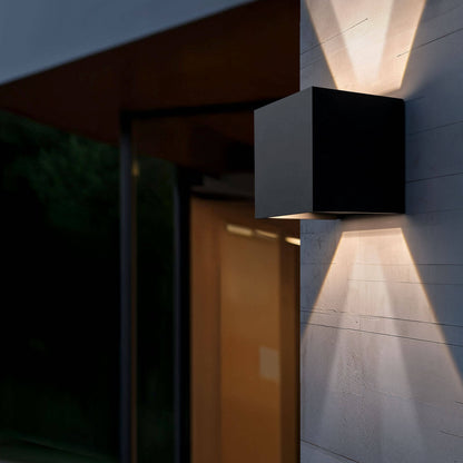 Aplique de Pared Exterior LED 6W Aluminio Iluminación Doble Cara Eros
