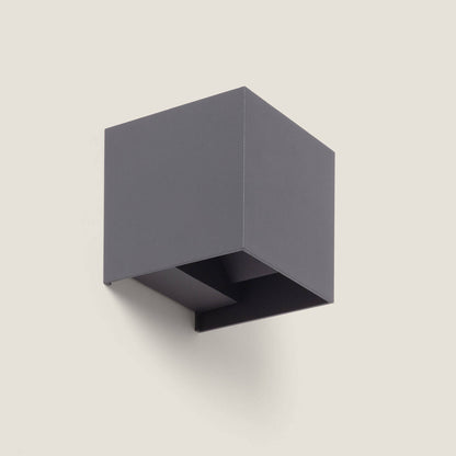 Aplique de Pared Exterior LED 6W Aluminio Iluminación Doble Cara Eros