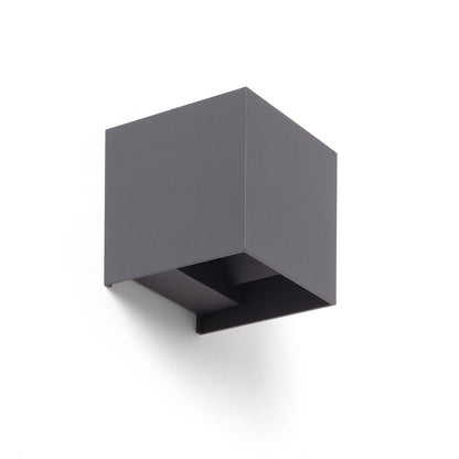 Aplique de Pared Exterior LED 6W Aluminio Iluminación Doble Cara Eros