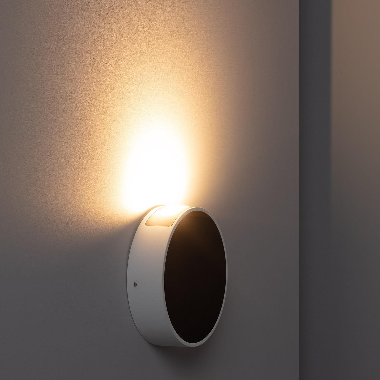 Aplique de Pared Exterior LED 6W de Aluminio Crono Negro