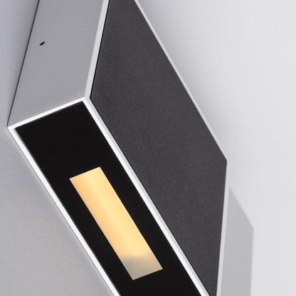 Aplique de Pared Exterior LED 6W de Aluminio Roma Negro