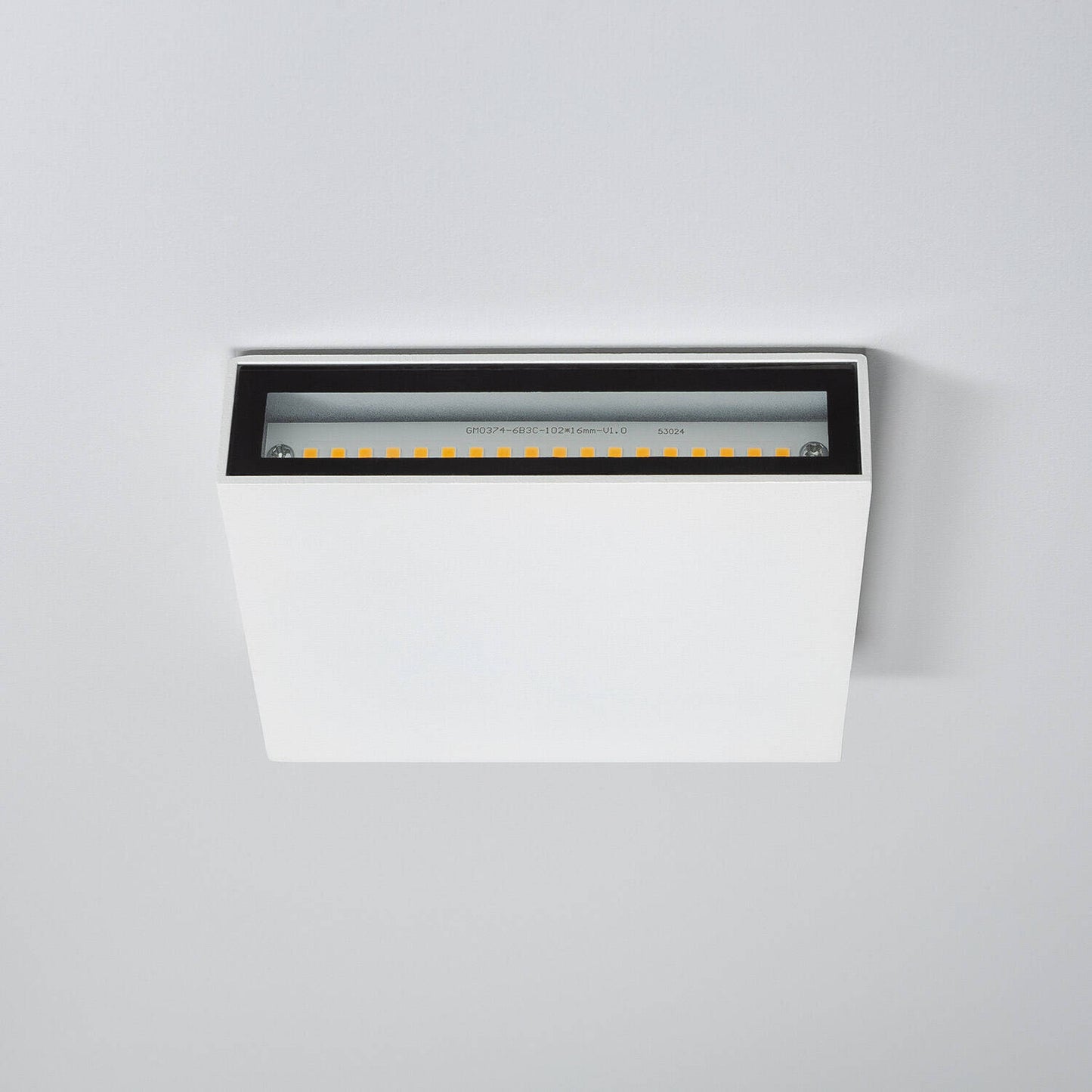 Aplique de Pared Exterior LED 6W CCT Iluminación Doble Cara Aluminio Cuadrado Luming II