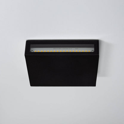 Aplique de Pared Exterior LED 6W CCT Iluminación Doble Cara Aluminio Cuadrado Luming II