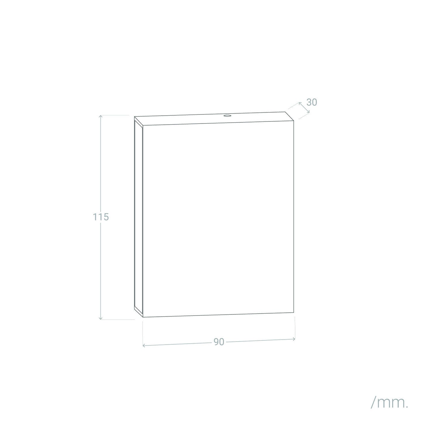 Aplique de Pared Exterior LED 6W CCT Iluminación Doble Cara Aluminio Cuadrado Luming II