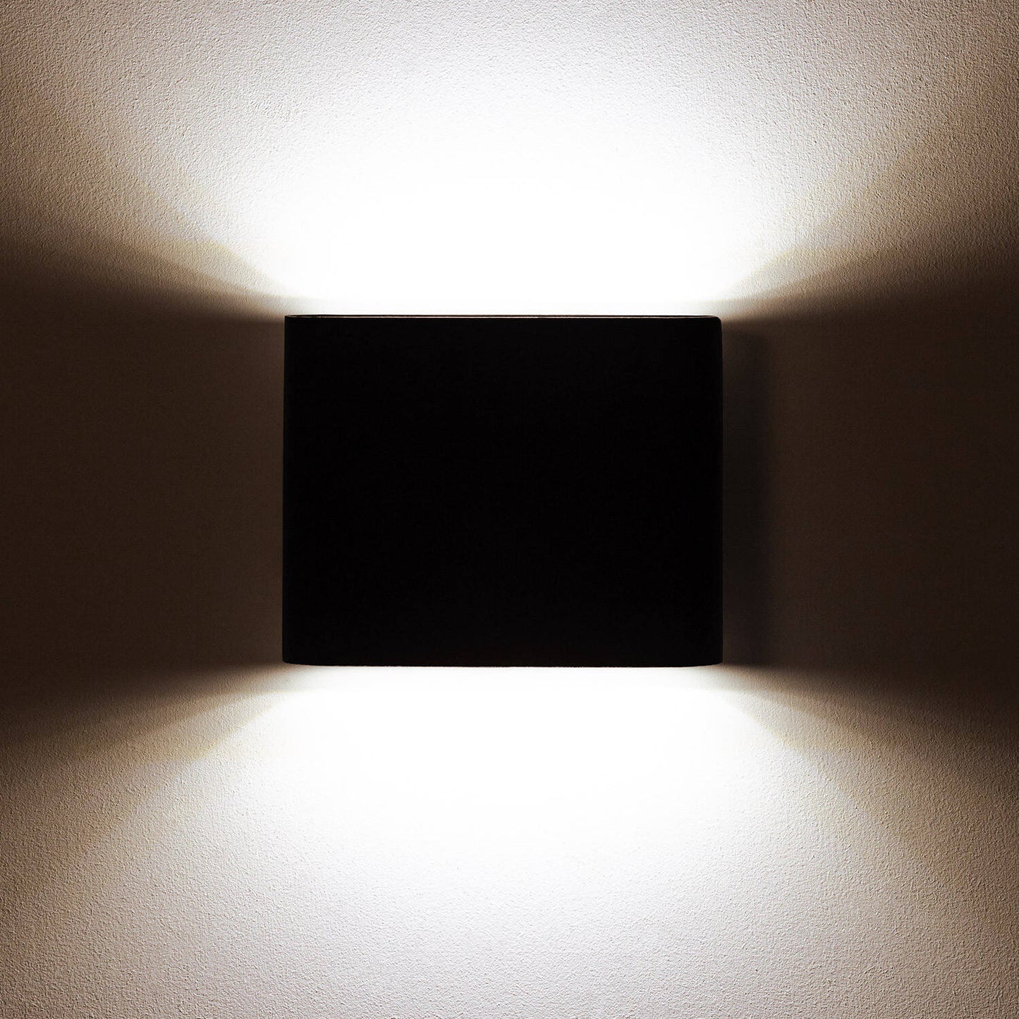Aplique de Pared Exterior LED 6W CCT Iluminación Doble Cara Aluminio Cuadrado Luming