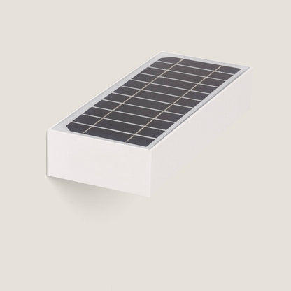 Aplique de Pared Exterior LED 6W con Sensor de Movimiento PIR Karl Solar Blanco