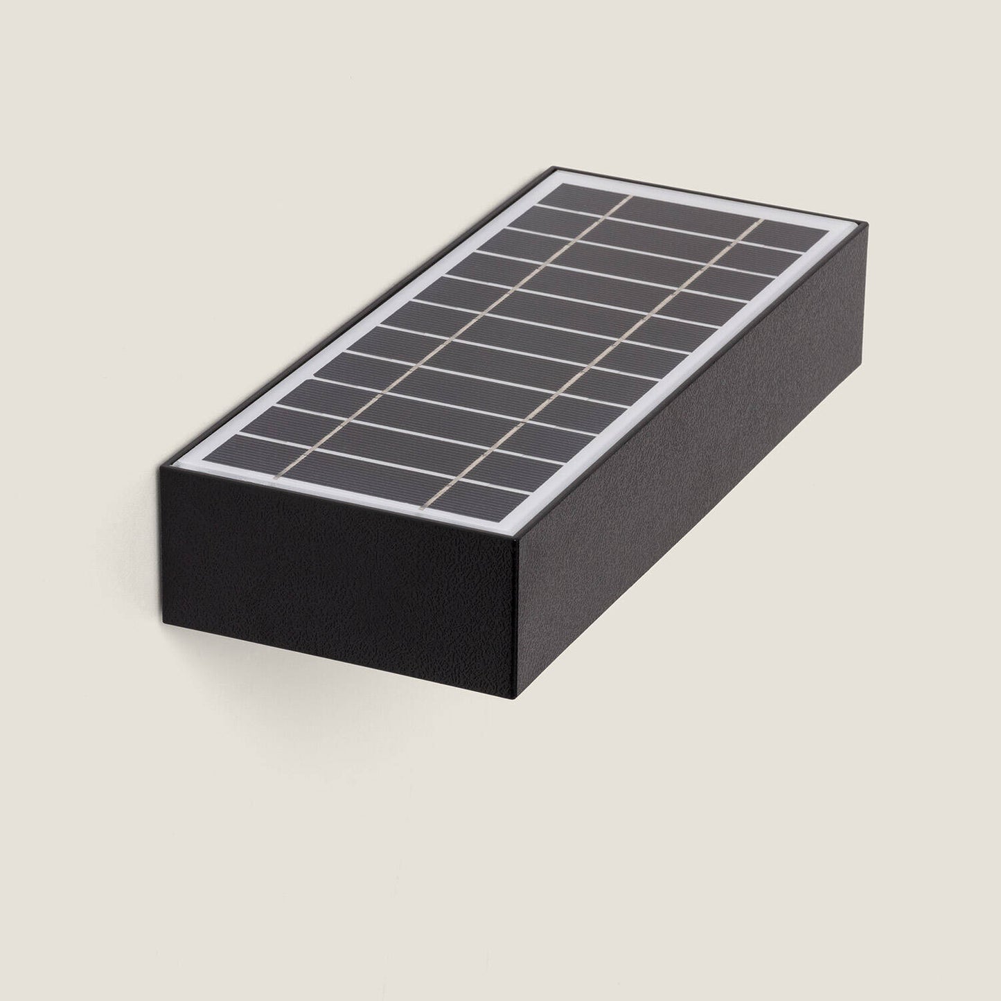 Aplique de Pared Exterior LED 6W con Sensor de Movimiento PIR Karl Solar Negro