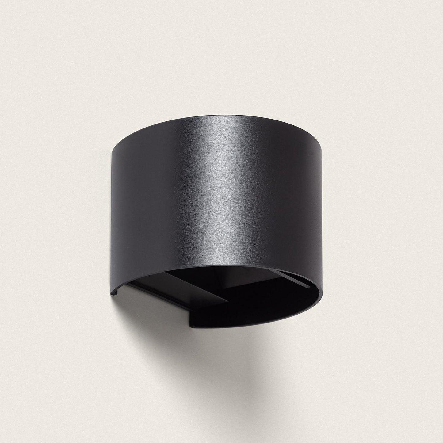 Aplique de Pared Exterior LED Regulable 6W Iluminación Doble Cara Eros Curvy