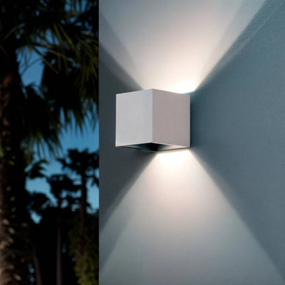 Aplique de Pared Exterior LED Regulable 6W Iluminación Doble Cara Eros