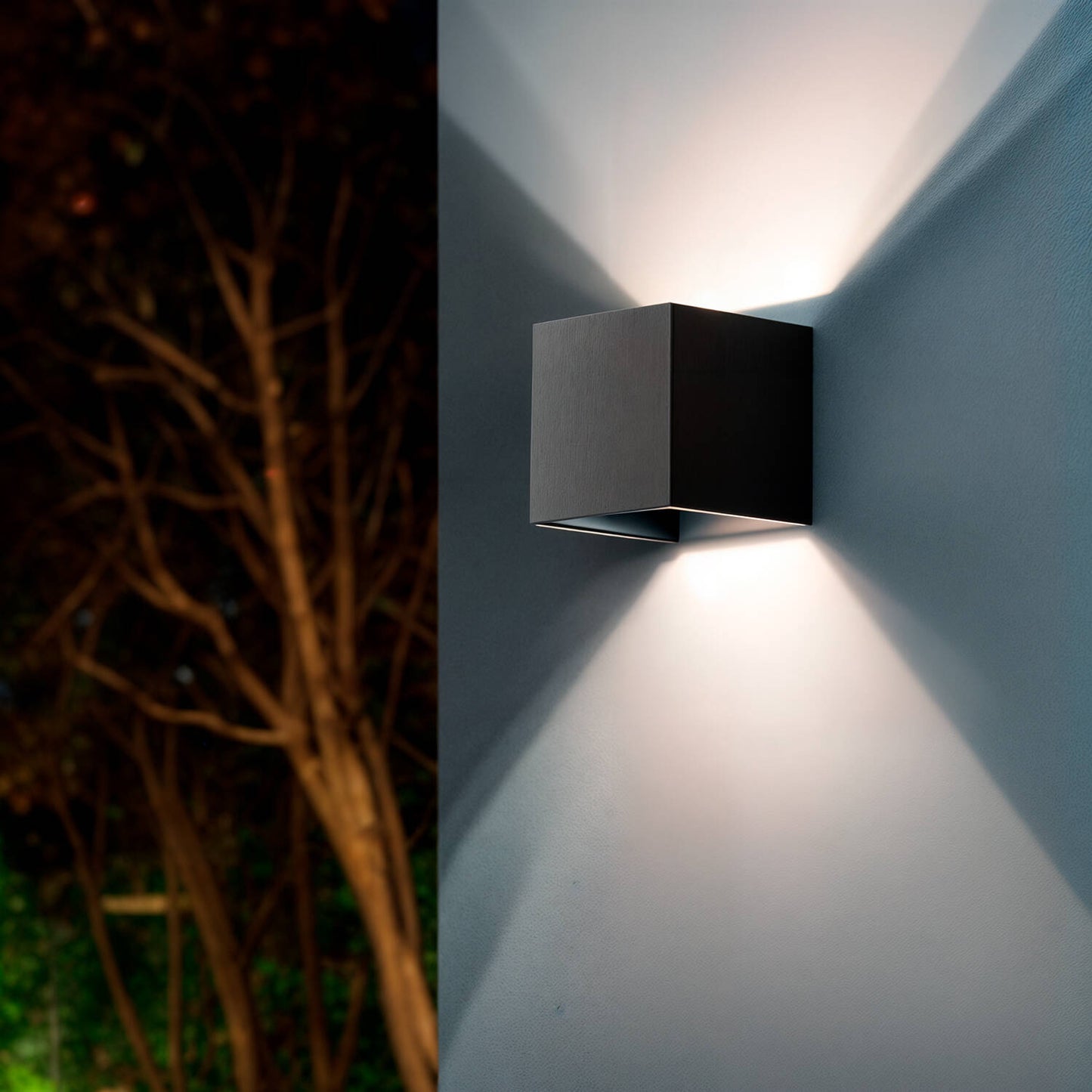 Aplique de Pared Exterior LED Regulable 6W Iluminación Doble Cara Eros
