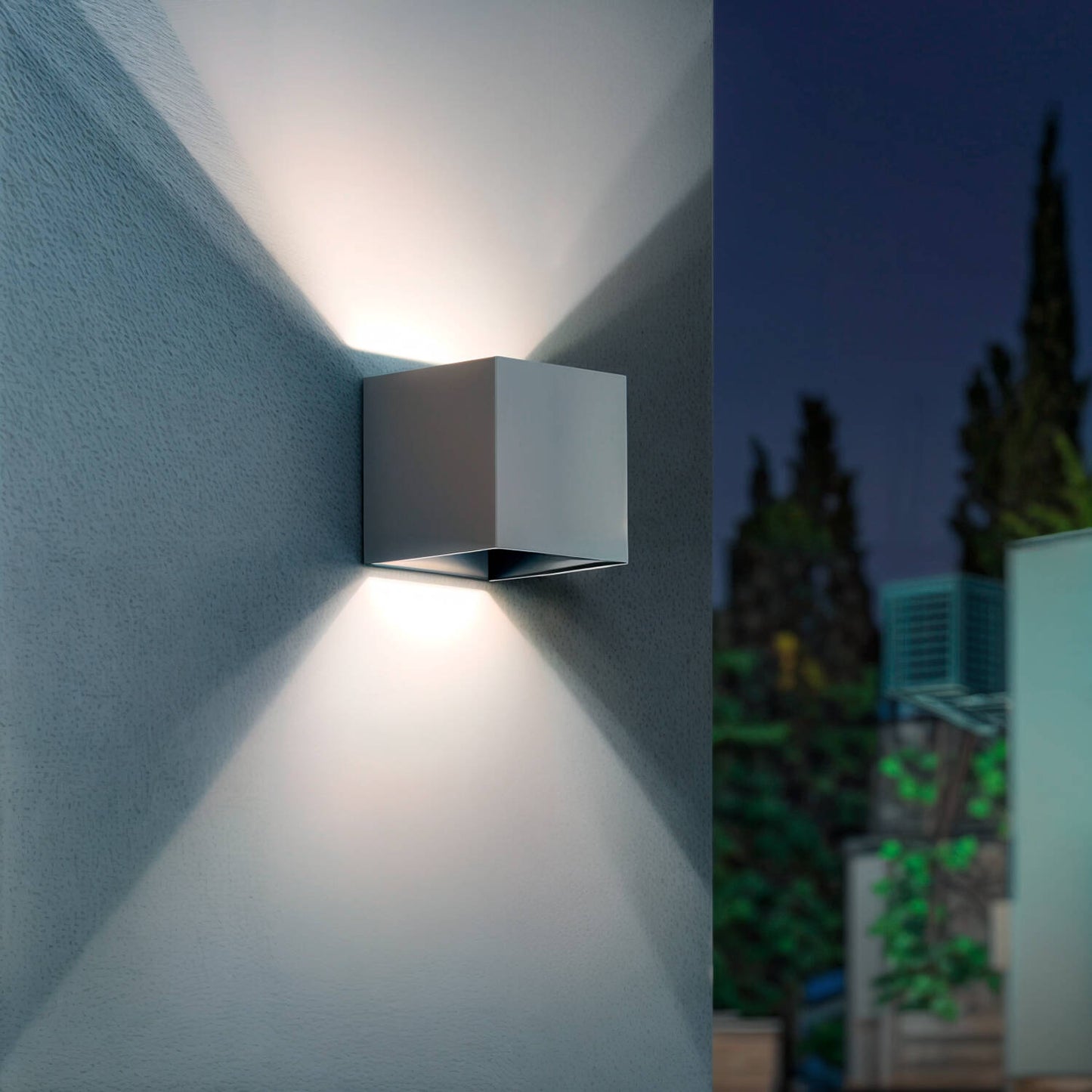 Aplique de Pared Exterior LED Regulable 6W Iluminación Doble Cara Eros