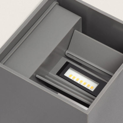 Aplique de Pared Exterior LED Regulable 6W Iluminación Doble Cara Eros