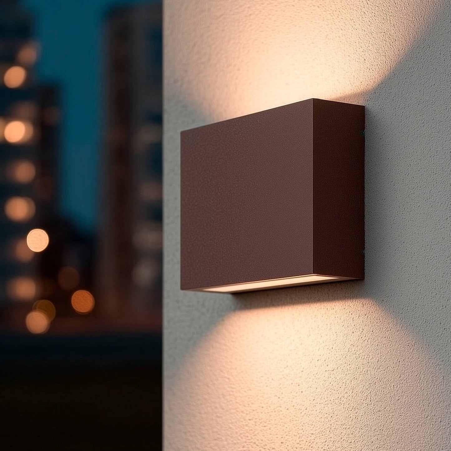 Aplique de Pared Exterior LED 7W Aluminio Iluminación Doble Cara CCT Seleccionable Brooky S