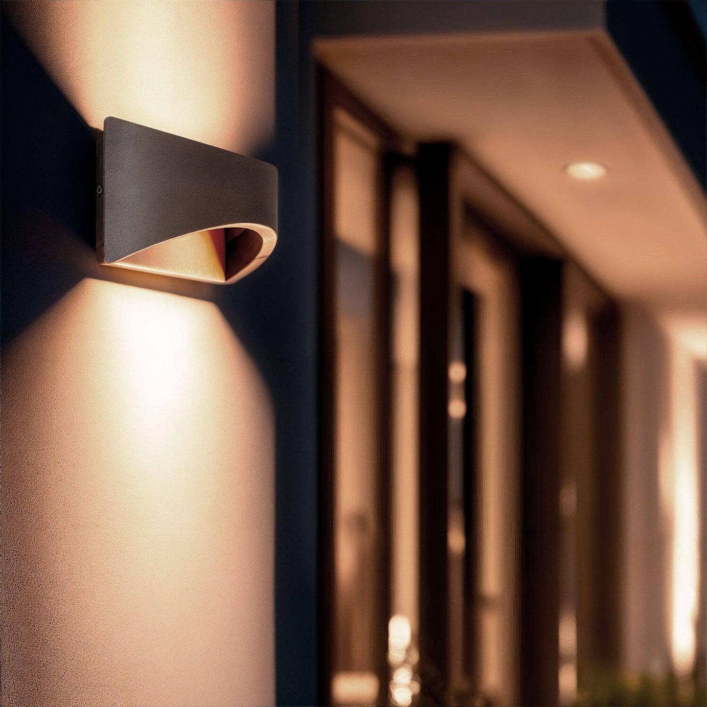 Aplique de Pared Exterior LED 7W Aluminio Iluminación Doble Cara CCT Seleccionable Gedved