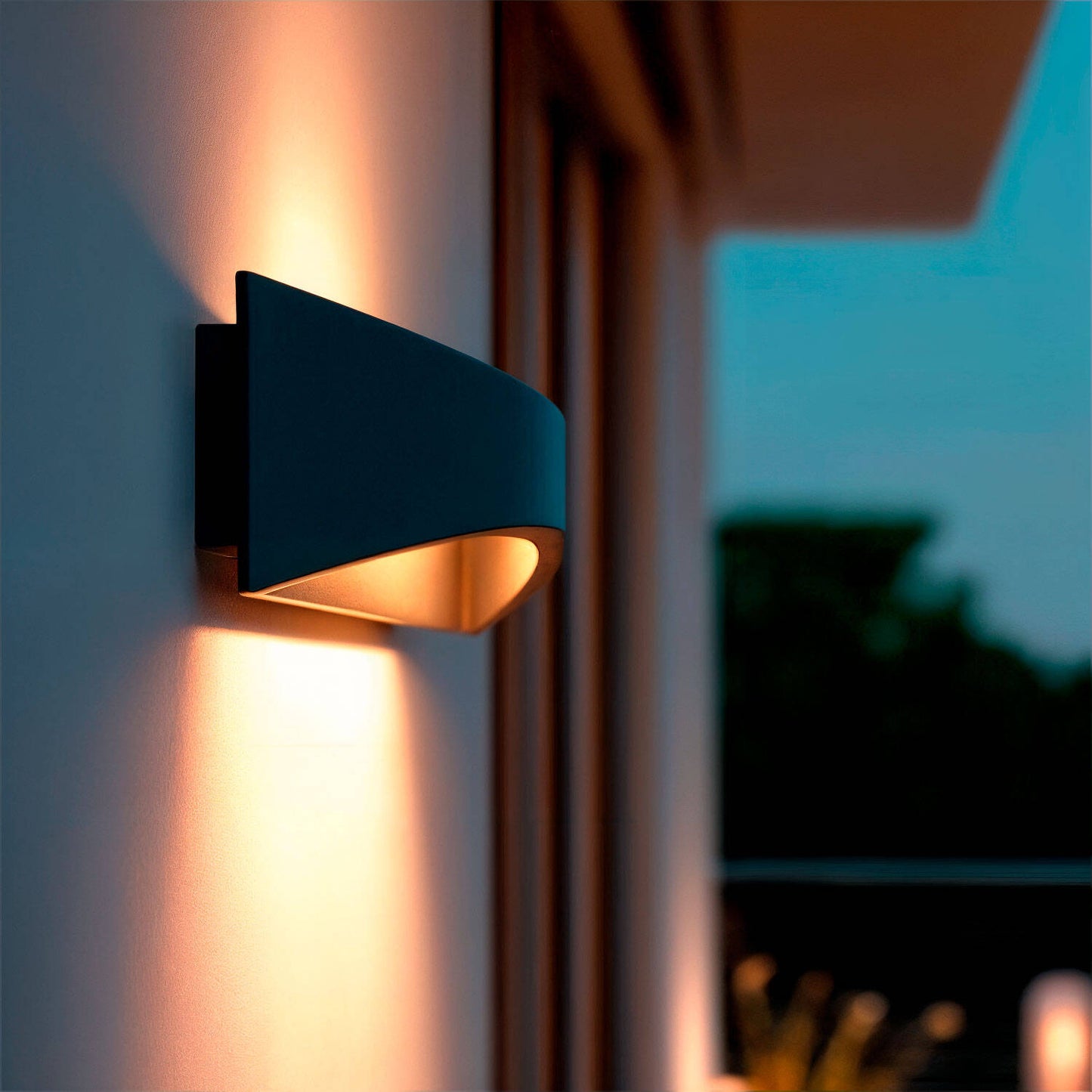 Aplique de Pared Exterior LED 7W Aluminio Iluminación Doble Cara CCT Seleccionable Gedved