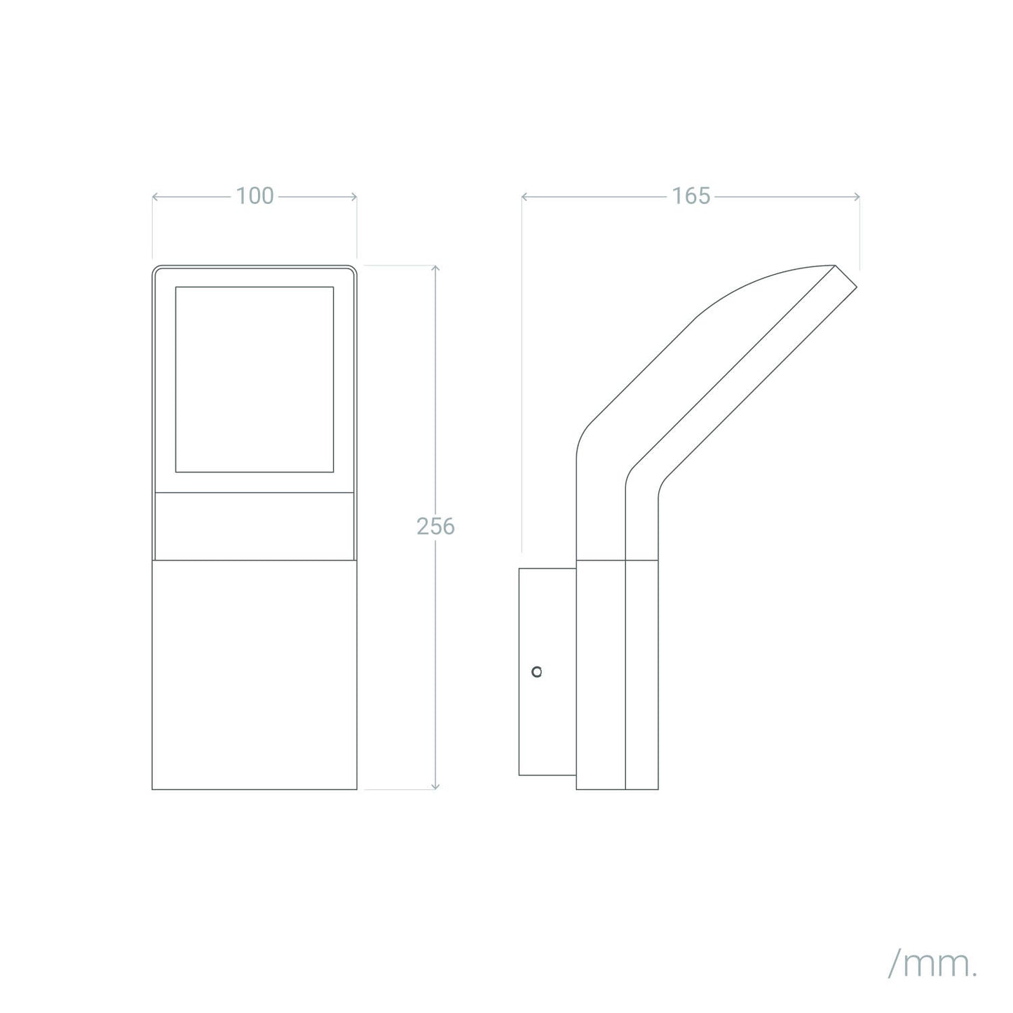 Aplique de Pared Exterior LED 9.5W Aluminio Legacy