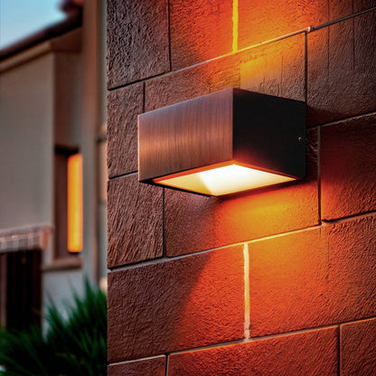 Aplique de Pared Exterior LED 9W Aluminio Iluminación Doble Cara CCT Seleccionable Sheffield