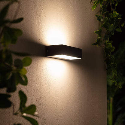 Aplique de Pared Exterior LED 9W Iluminación Doble Cara  Galeo