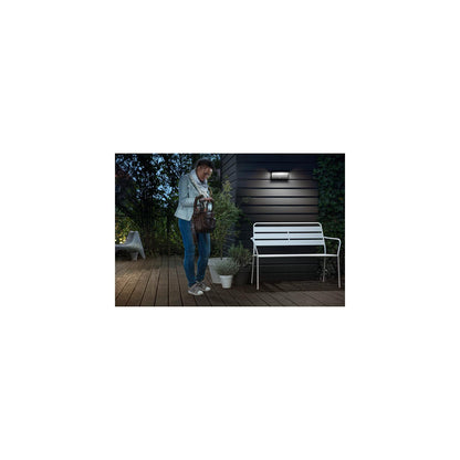 Aplique de Pared Exterior LED con Sensor de Movimiento 2x4.5W PHILIPS Bustan