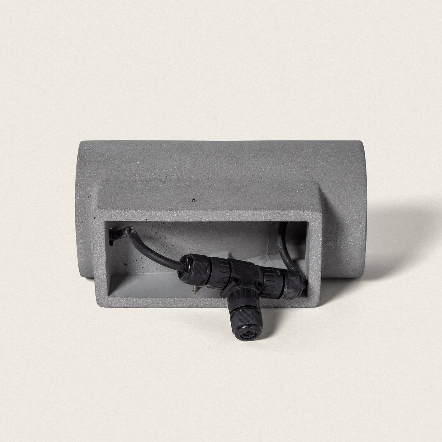 Aplique de Pared Exterior LED Regulable 12W Cemento Brinvo