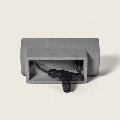 Aplique de Pared Exterior LED Regulable 12W Cemento Brinvo