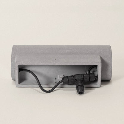 Aplique de Pared Exterior LED Regulable 12W Cemento Large Brinvo