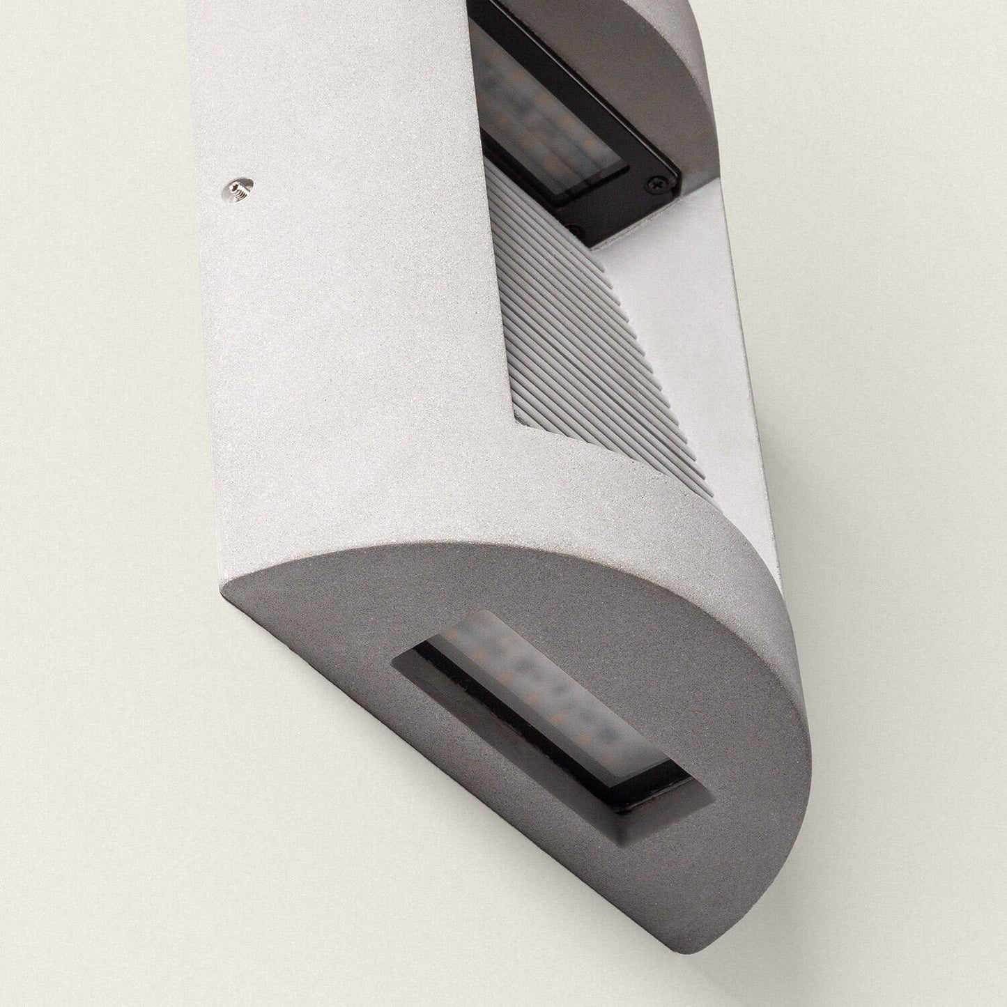 Aplique de Pared Exterior LED Regulable 16W Cemento Zalix