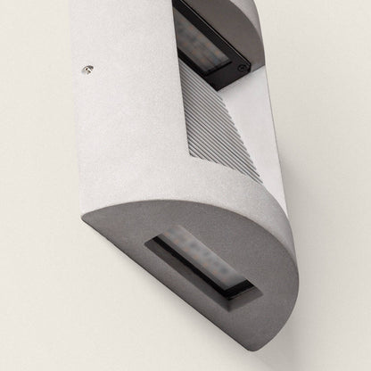 Aplique de Pared Exterior LED Regulable 16W Cemento Zalix