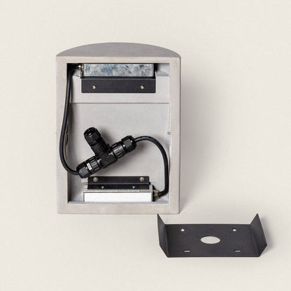 Aplique de Pared Exterior LED Regulable 16W Cemento Zalix