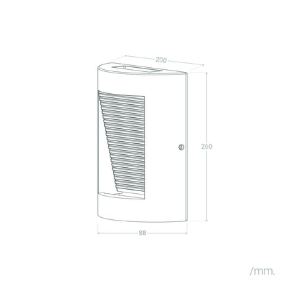 Aplique de Pared Exterior LED Regulable 16W Cemento Zalix