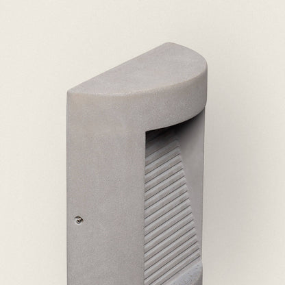 Aplique de Pared Exterior LED Regulable 16W Cemento Zalix
