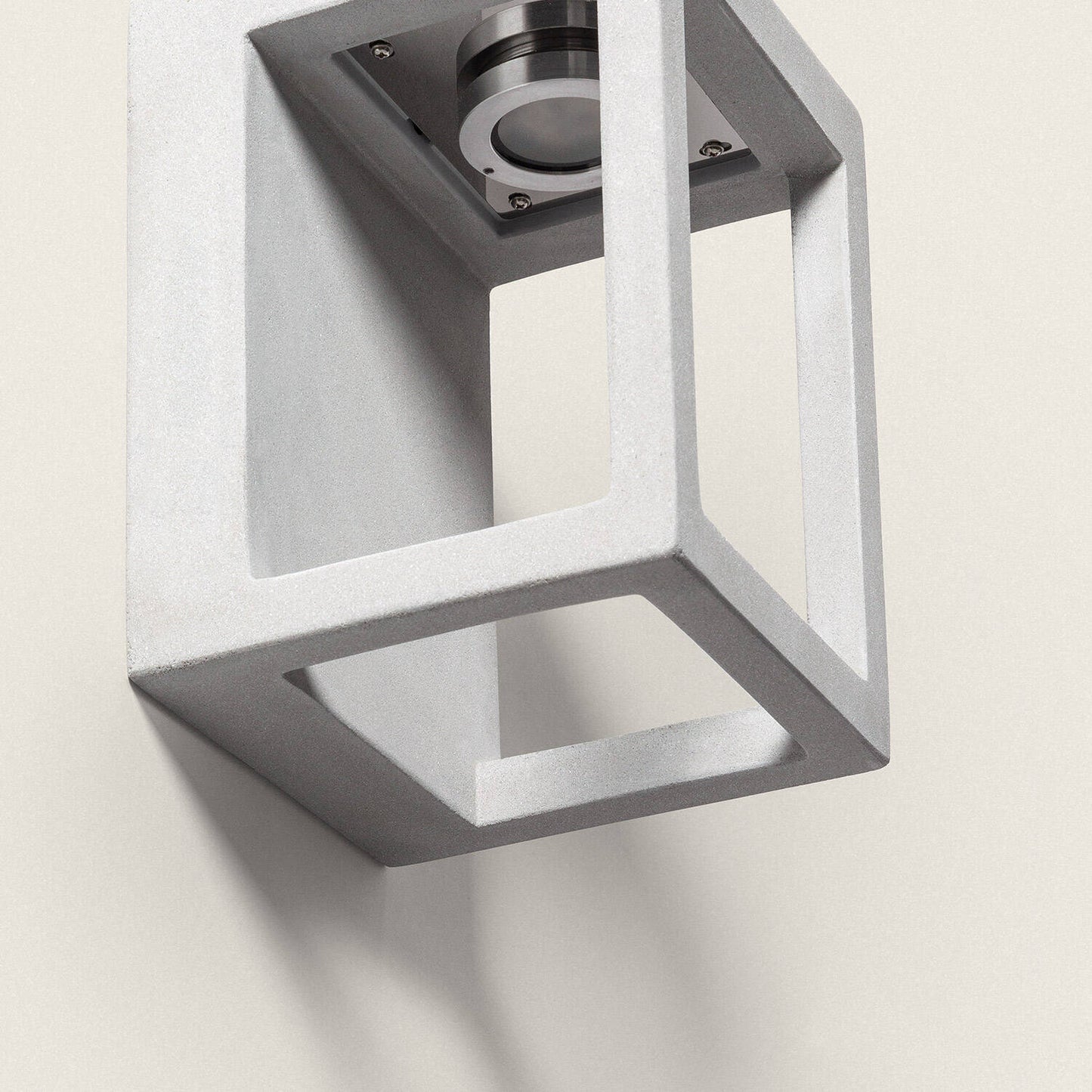 Aplique de Pared Exterior LED Regulable 6W Cemento Varex