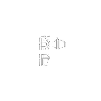 Aplique de Pared Exterior PHILIPS Serres